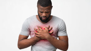 Man with Heartburn participating in a clinical trial