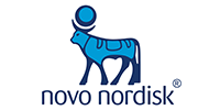 Novo Nordisk logo.