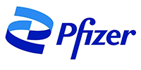 Pfizer logo.